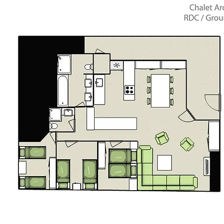 Chalet Arcadia 6 샬레 생장드씨